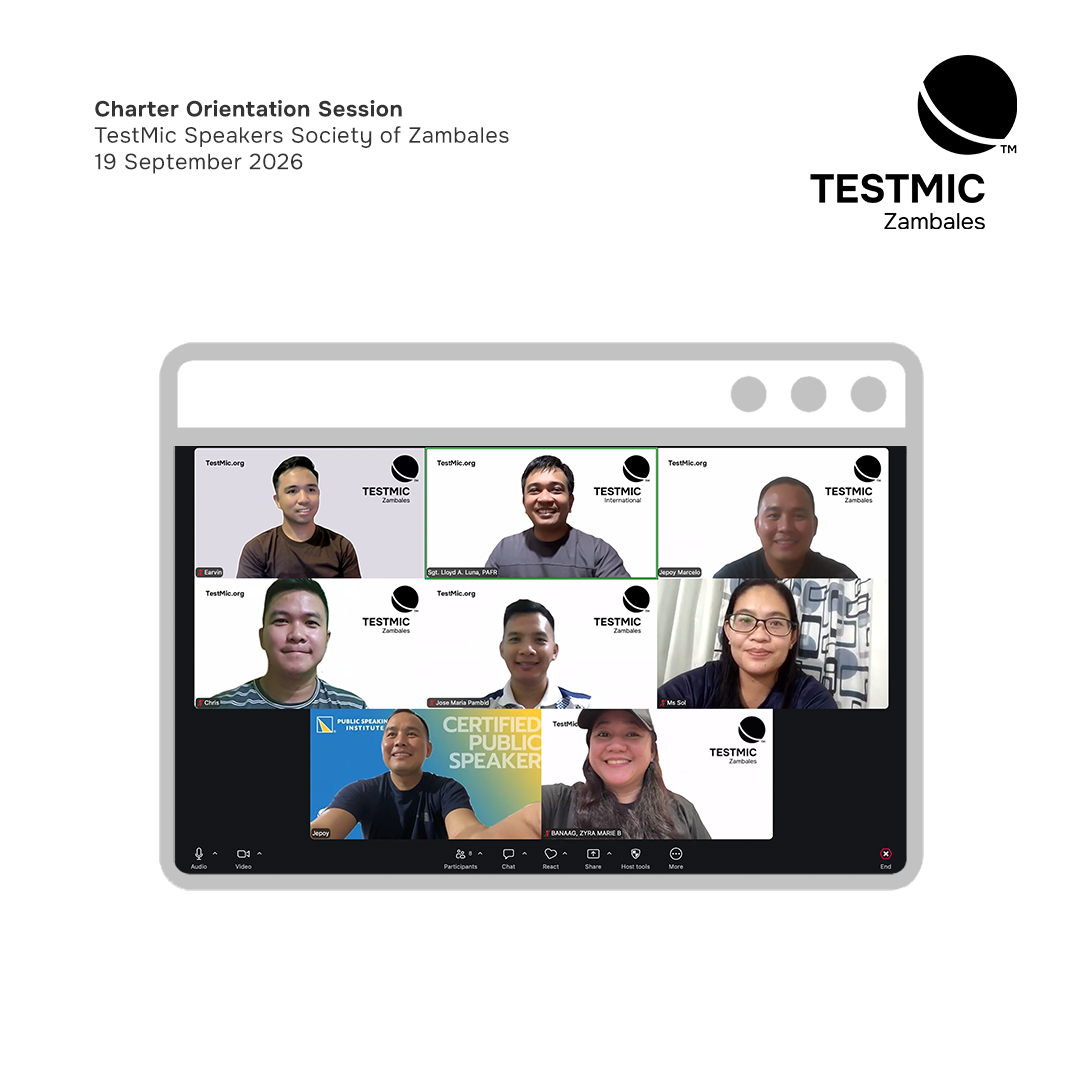 From Guarding the Seas to Commanding the Stage: Philippine Navy Personnel Forge New Voices with TestMic charter orientation session testmic speakers society zambales